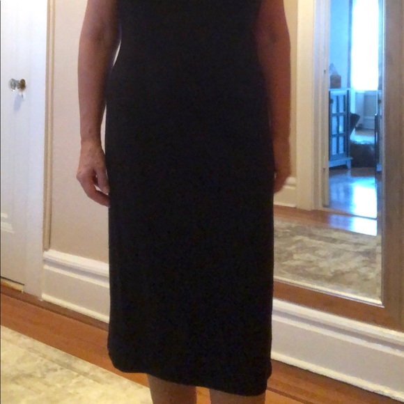 Black Elegant Dress Banana Republic size 12 - Picture 2 of 10